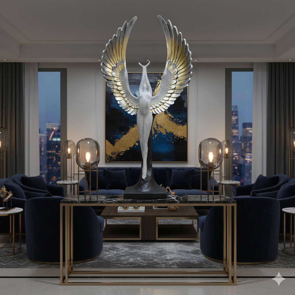 The “Veiled Muse” Luxury Sculpture - Timeless Elegance