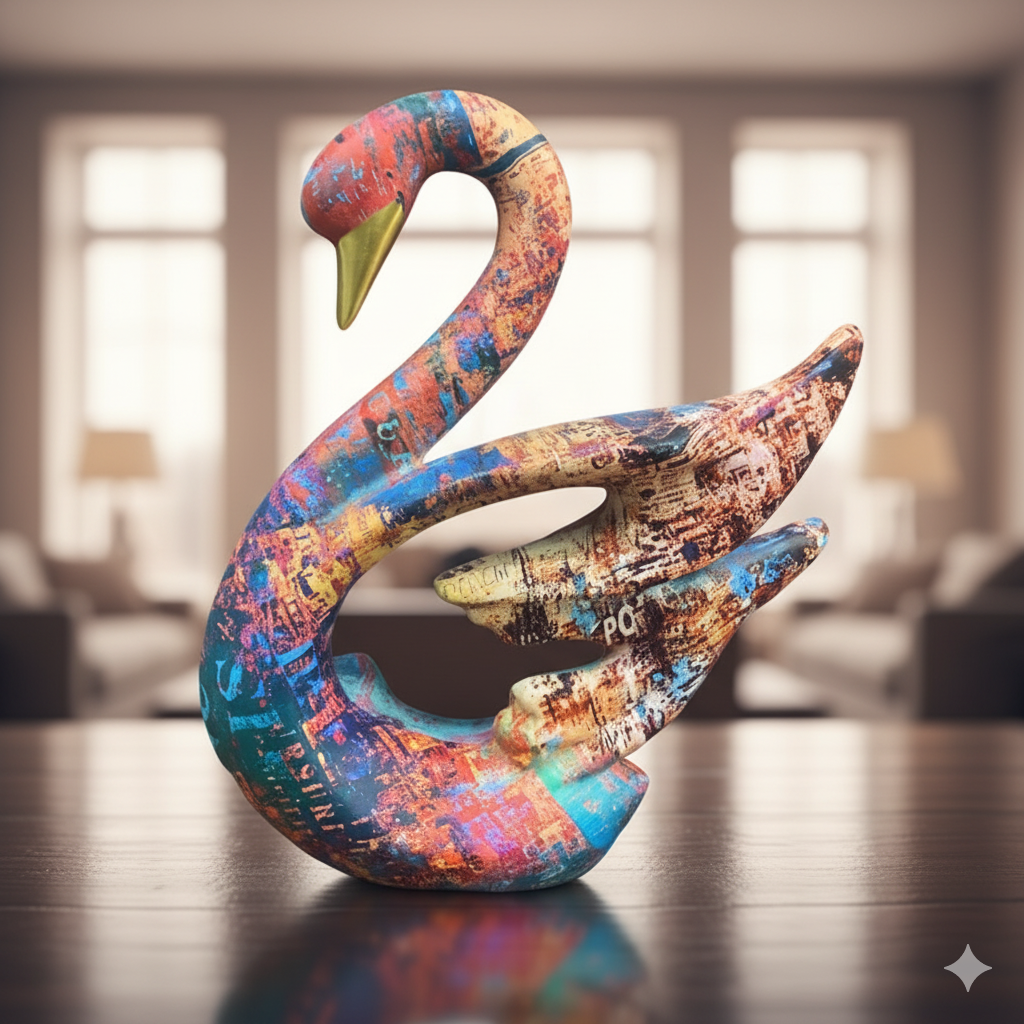 "Aura" - The Abstract Swan Sculpture