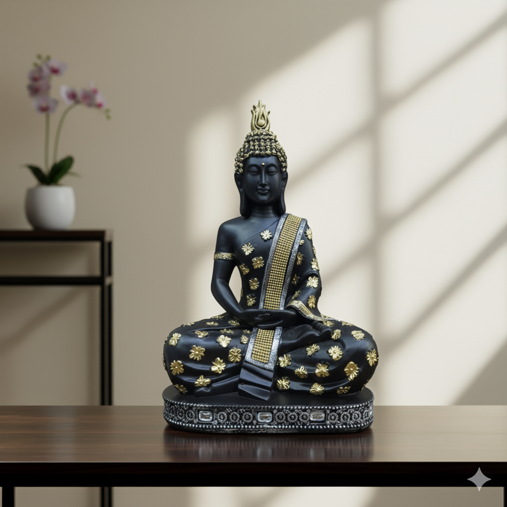Divine Elegance Meditating Buddha Statue