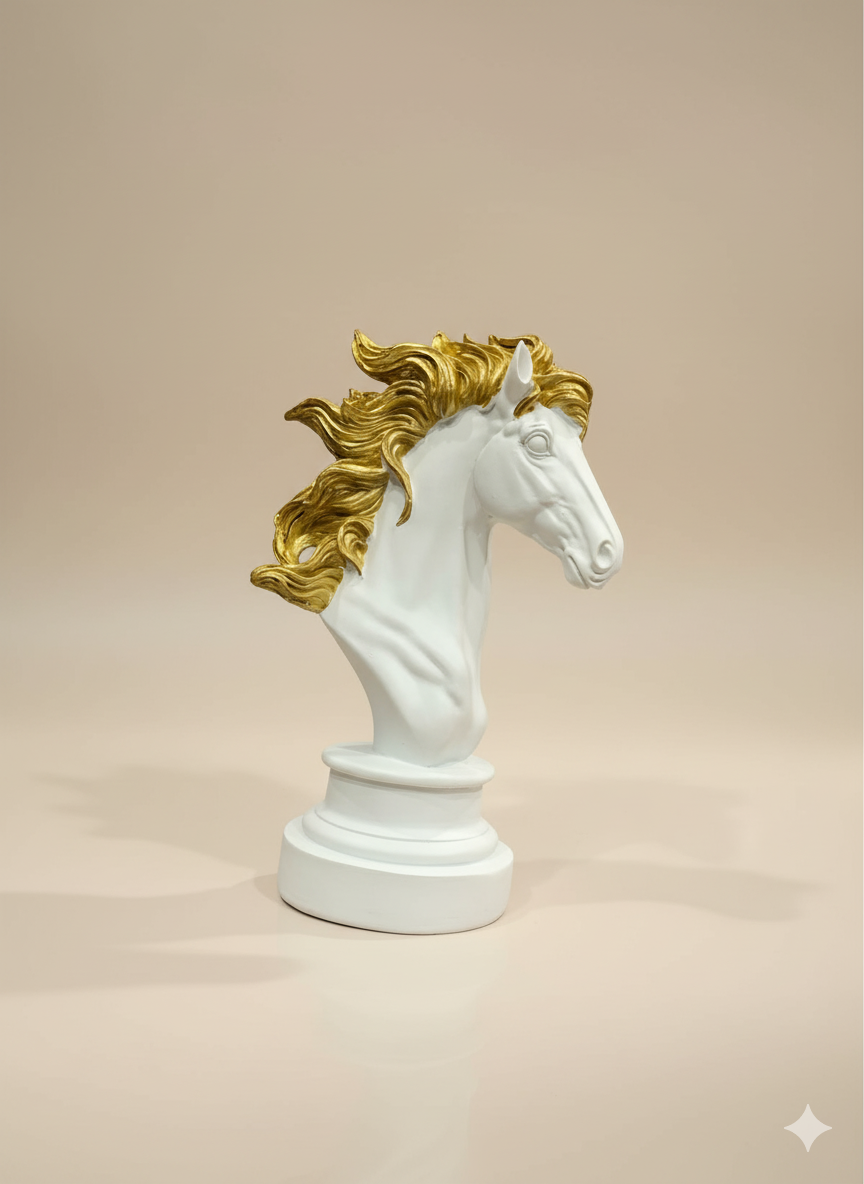 Majestic Knight Chess Piece Decor