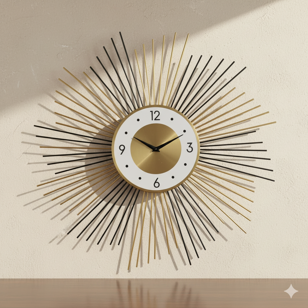 Stellar Burst Luxury Wall Clock