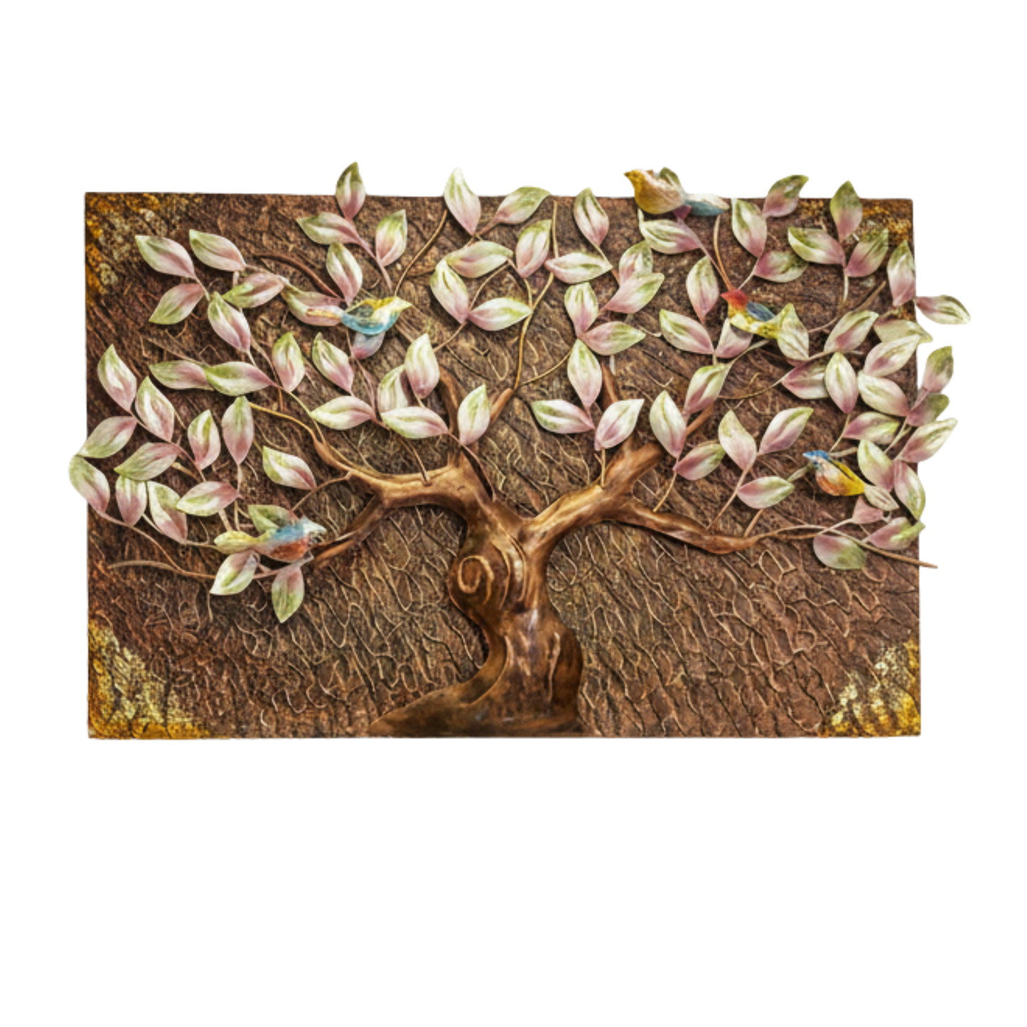 Opulent Three-Dimensional 'Tree of Life' Wall Art