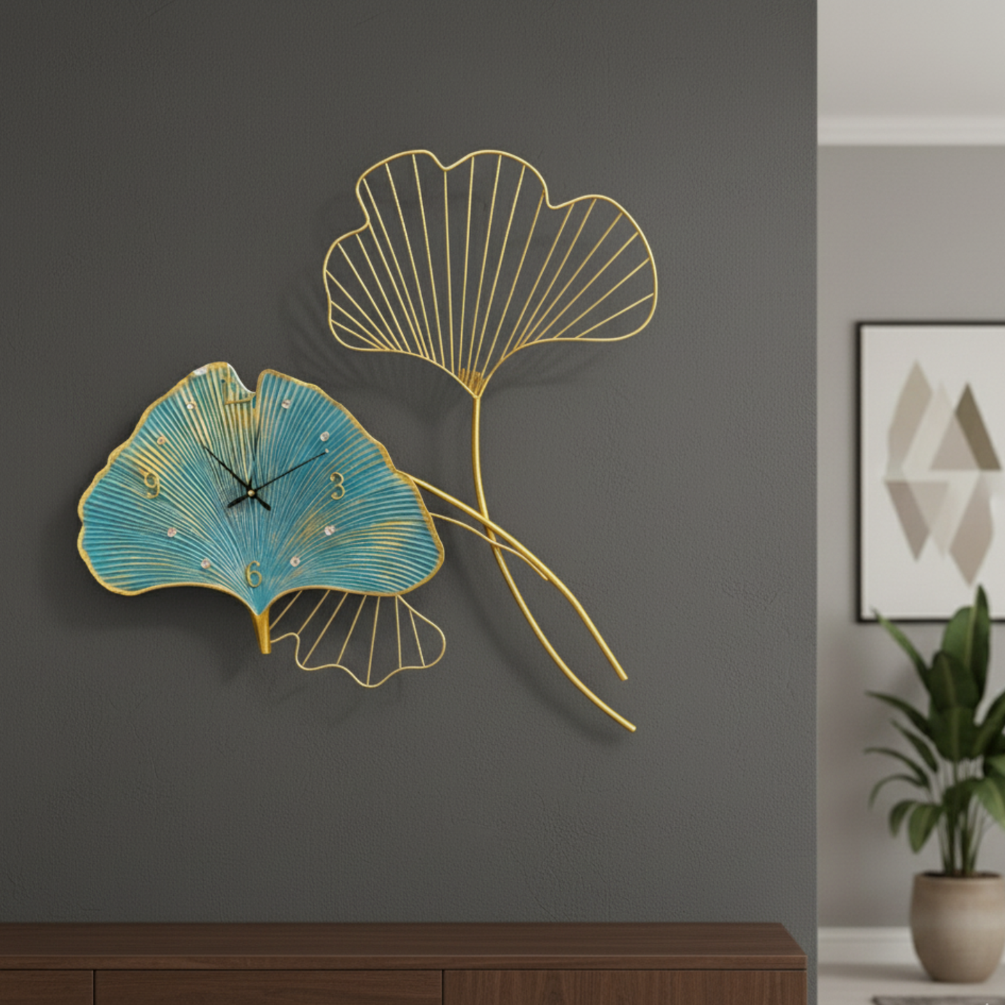 Executive Oval World Map Gear Clock - Premium Industrial Steampunk Timepiece