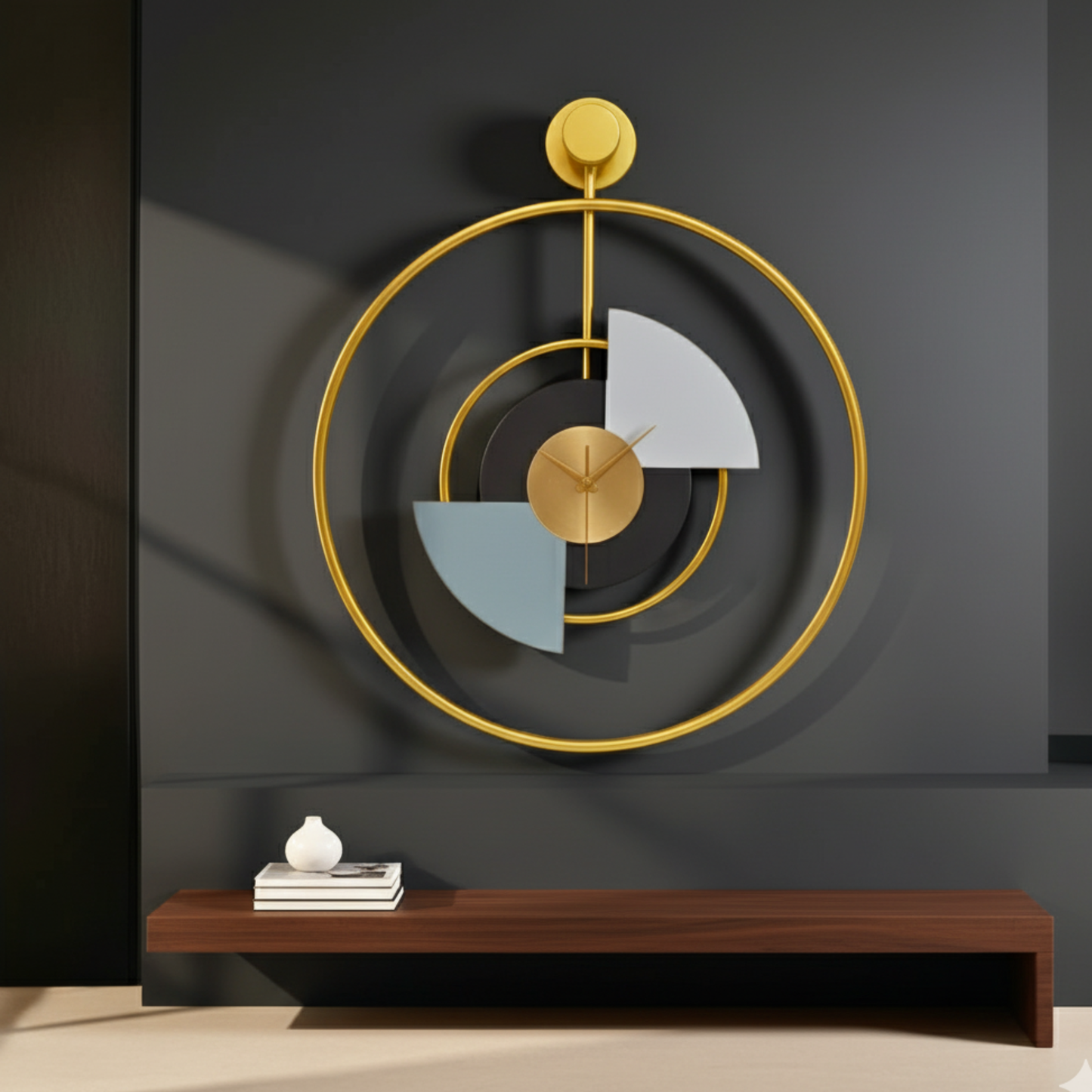 Opulent Abstract Zenith Wall Clock