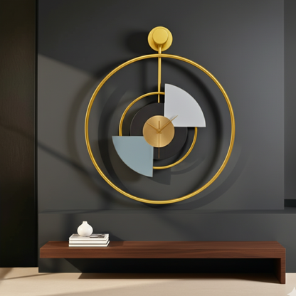 Opulent Abstract Zenith Wall Clock