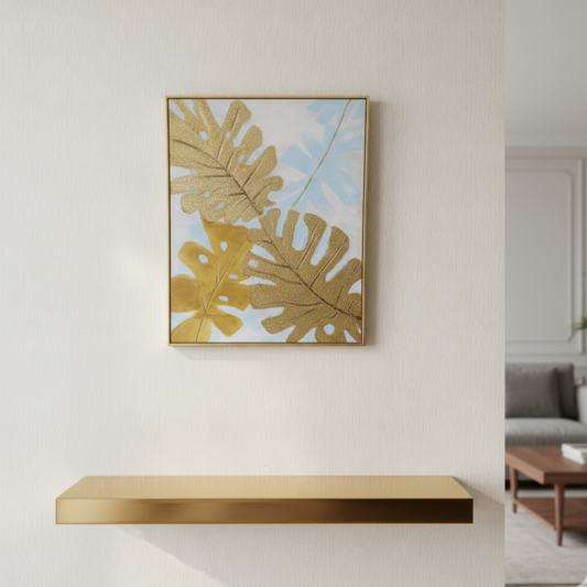 "Radiant Zenith" - Premium Palette Knife Textured Abstract Tree of Life Canvas Art