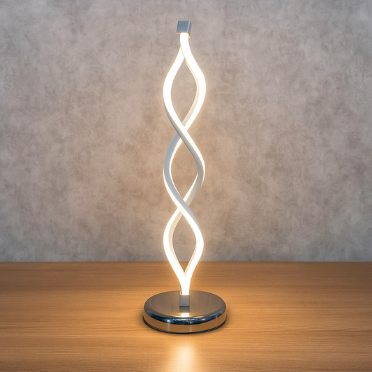 Modern LED Helix Table Lamp