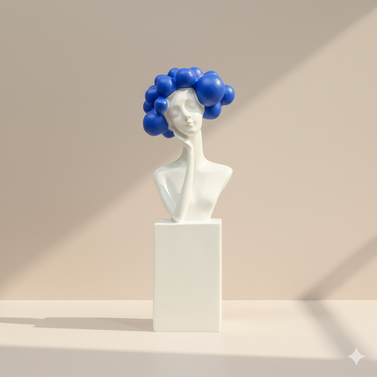 Abstract Thought Bust Decorative Sculpture