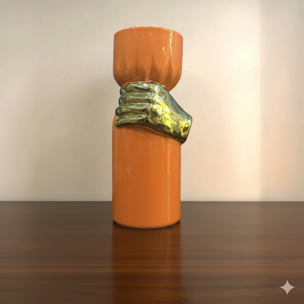 The "Midas Touch" Sculptural Vase