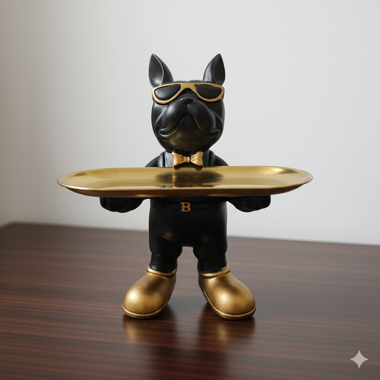 The Butler Bulldog" Modern Valet Tray