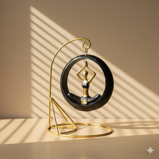 Harmonious Yoga Meditation Figurine