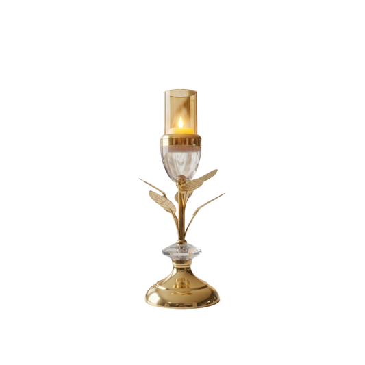 The "Ember Bloom" Luxury Candle Holder